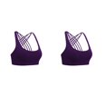 thumbnail image 1 of Minnieouse Sujetadores deportivos Entrenamientos Material premium Sujetador deportivo Dulce regalo Diseño único Acolchado para mujer Chica Morado oscuro XL 2Conjunto, 1 of 6