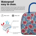 thumbnail image 3 of Flower Lunch Bag for Women Men Reusable Insulated Lunch Bags, Leakproof Cooler Food Lunch Tote Bag, Large Capacity Lunch Box for Work School Travel Picnic, 3 of 7