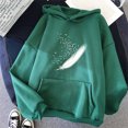 thumbnail image 2 of Pompotops Mode Dames Décontracté Manches Longues Dames Col Rond Imprimé Hoodie Ample Hauts Femmes, 2 of 7