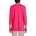thumbnail image 2 of Lands' End Women's Tall 3/4 Sleeve Supima Cotton Crewneck Tunic, 2 of 3