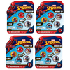 JA-RU Ma rvel Spiderman Bouncy Balls Superballs Plus Sticker (4 Pack of 5 Balls each) Super Hi Bounce 1.2" for kids age 4 and up | W-A-6805-4