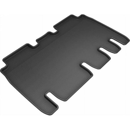 3D MAXpider 2016-2021 Fits Tesla Model X 2nd Row 5 Seat Black Kagu Carbon Fiber Embossed Pattern Floor Mat L1TL01121509