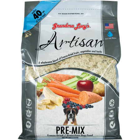 Grandma Lucy's Artisan Grain-Free Freeze Dried Dog Food Pre Mix, 8 (Best Dog Food For Pitbull Lab Mix)