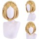 thumbnail image 1 of Peluca de cosplay, estilo anime, rubia, trenzada, 35 cm, para adolescentes y adultos, 1 of 1