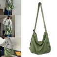 thumbnail image 2 of Womens Canvas Crossbody Bag Bag Aesthetic Shoulder Bag Large Capacity Bag Student School Bag for Travel, 2 of 2
