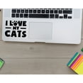 thumbnail image 3 of I Love my Cats Decal, 3 of 5
