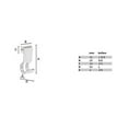 thumbnail image 2 of Bathroom Decorative Hardware  Accessories Sideline Soap Basket Hook Polished Chrome, 2 of 4