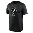 thumbnail image 2 of Men's Nike Black Chicago White Sox City Connect Logo T-Shirt, 2 of 3