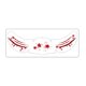 thumbnail image 1 of Halloween Simulation Makeup Stickers Tattoos Stickers Waterproof Halloween Face Stickers, 1 of 4