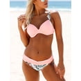 thumbnail image 2 of Ensembles de Bikini Rehausseur pour Femmes, Maillots de Bain 2 Pcs, Maillots Patchwork, 2 of 6