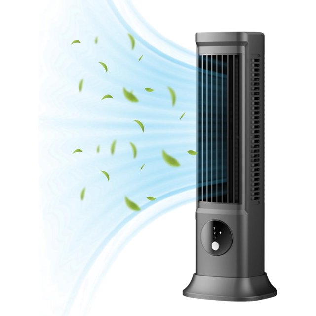 Ventilador de torre mesa refrigeración ajustable Silencioso 3 velocidades pequeño personal BLESIY Ventilador de torre