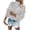 White, variant on Brilliant Sweaters for Women Plus Size Women Winter Warm High Neck Knit Loose Pullover Sweater Loose Knitwear Jumper Tops Lightweight Mid Length Blue XXL