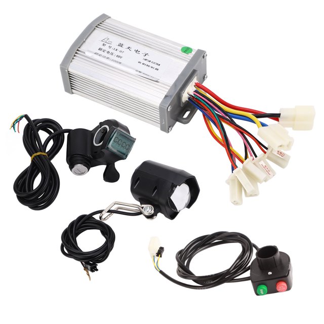 Kit de Rénovation de Vélo Électrique, 48v 1000W Vélo Électrique Contrôleur Papillon Poignée Commutateur Kit de Conversion de Vélo Électrique Fiabilité Exceptionnelle