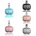 thumbnail image 4 of Estuche de cuero para Airpods Pro 2019, Glitter Bling Sequin Sparkle Estuche lindo de PU Estuche protector a prueba de golpes Skin Slim Metal Broche Llavero Mosquetón - Dorado brillar Electrónica, 4 of 4