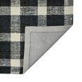 thumbnail image 4 of Luxee Designs Tartan Collection – 9×12 ft – Natural Hand-Tufted Wool – Classic Checkered Area Rug, Durable, Pet Friendly, Farmhouse Decor – Charcoal, 4 of 9