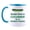 Blue, variant on Funny Coffee Mug, Busier than a Cucumber Coffee Cup, Humorous Cucumber Mug For Birthday Christmas Ceramic Tea Cup