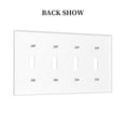 thumbnail image 2 of Hand drawn forest Switch Cover Decorative Wall Plate / 4-Gang 4-Toggle / Standard Size 4.5x8 in, 2 of 5