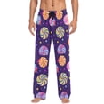 thumbnail image 7 of FORMRS Mens Pajama Pants with Pockets Cotton Sleepwear Lounge Bottoms Sizes S-2XL, Candy Cosmic Swirls, 7 of 7