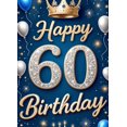 thumbnail image 4 of Decorative Crown Banner Balloon Cake Design for Milestone Anniversary Events Holiday, 4 of 4