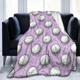 thumbnail image 1 of LHSHID American Football Cool Sport Ball Throw Blanket Soft Bed Bedding Warm Cozy Plush Flannel Fleece Blankets Gifts for Kids Boys Teens Sofa Couch Bedroom Home Decor 60x80in, 1 of 6