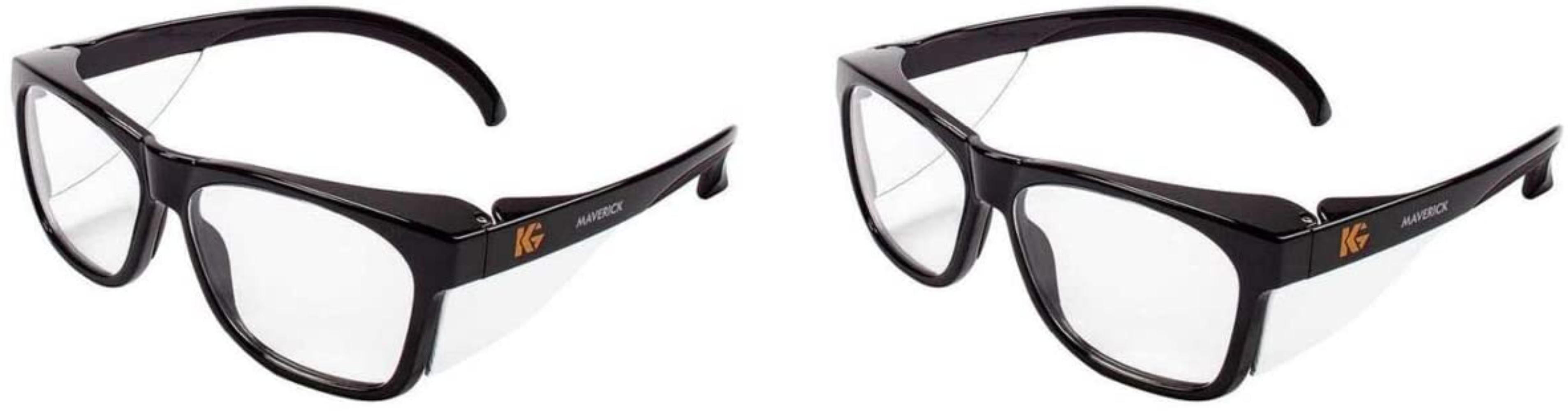 KleenGuard Maverick Safety Glasses With Intergrated Side Shields 1 Pair 49301 for sale online 