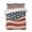 Blue Red, variant on Quilts Queen Size, Vintage American Flag Soft Comforter Bedding Set for Bed, Blue Red White Star US Flag Lightweight Quilted Bedspread with Pillow Cover(2 Pieces) for All Season, 90x96 Inch