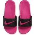 thumbnail image 3 of Nike Kids' Grade School Kawa Slides (Black/Pink, 6, Medium/D), 3 of 5