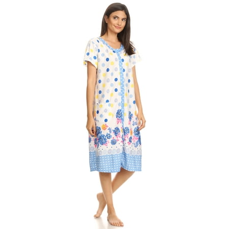 

Lati Fashion Women Nightgowns Short Sleeve Female Nightgowns & Sleepshirts