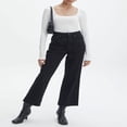 thumbnail image 2 of Womens Solid Color Ribbed Tops Long Sleeve Lace Trim Scoop Neck Slim Fit T-Shirts Dressy Blouses M, 2 of 5