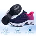 thumbnail image 6 of AOV Women's Slip On Running Sneakers Lightweight Breathable Walking Shoes Gym Workout Jogging Sport Tennis Sneakers Roseblue US 8.5, 6 of 8