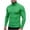Green, variant on Men's Turtleneck Sweater Solid Color Knit Long Sleeve Slim Fitted Stretch Pullover Sweater Tops