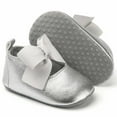 thumbnail image 2 of Christmas Clearance! Ohufall Toddler Shoes Toddler Kid Baby Girls Princess Cute Toddler Silk Bow-Knot Soft Sole Shoes Clearance, 2 of 6