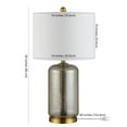 thumbnail image 5 of Safavieh Novah 26 in. Mid-Century Glass Table Lamp, Silver, 5 of 5