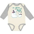 thumbnail image 3 of Inktastic My Safta Loves Me- cute polar bears Boys or Girls Long Sleeve Baby Bodysuit, 3 of 5