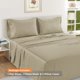 thumbnail image 4 of Casa Platino Sábanas Tamaño Matrimonial: 1000 Hilos, 100% Egyptian Cotton, Lujoso Acabado de Satén de Hotel para Todas las Noches, Fácil Cuidado, Bolsillo Profundo de 15” – Lino, 4 of 7