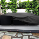 thumbnail image 5 of Funda impermeable para muebles de patio, resistente, para sofá seccional de exterior, mesa de mimbre y ratán, M, 5 of 7