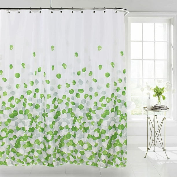 ComfiTime Shower Curtain Heavy Duty MildewResistant Fabric Bathroom