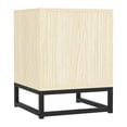 thumbnail image 5 of Spaco Modern End Table with 2 Drawers, Rustic Wood Bedside Table for Indoor as Bedroom, Brown, 5 of 9