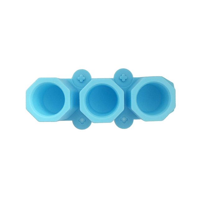 Naiovety Molde de silicona para maceta de 3 incluso flores, herramienta de jabón para pasteles caseros DIY, manualidades de piedra de incienso para Artesanía Naiovety HA014759-00