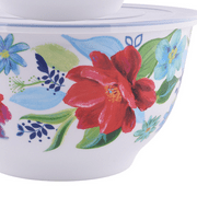 The Pioneer Woman Spring Bouquet Melamine Mixing Bowl Set, 10-Piece, 5 Bowls with 5 Lids