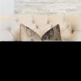 thumbnail image 2 of Plutus Seashell Bay Blue & Beige Luxury Throw Pillow - 26 x 26 in., 2 of 3