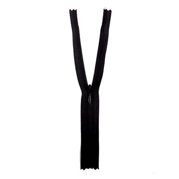 5 uds pantalones de vestir de nailon con cremallera invisible para herramienta de costura a medida 18cm, negro ZefeiWu 8390615009690