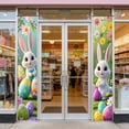 thumbnail image 5 of AURIGATE Easter Porch Door Banner 11.81x70.87in, Single Piece Polyester Easter Door Couplet with Bunny & Colorful Egg Design, Spring Easter Front Door Porch Decor for Home Holiday Party Supplies, 5 of 6