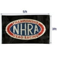 thumbnail image 4 of mokarier  NHRA Drag Racing Flag Hot Rod Racing Flag Banner Outdoor Indoor Decoration Flag 3x5Feet Double Stitched Polyester with Brass Grommets, 4 of 6