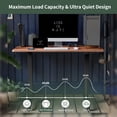 thumbnail image 5 of CubiCubi 48'' x 24'' Height Adjustable Electric Standing Desk Sit Stand Home Office Desk with Splice Board, Espresso, 5 of 8