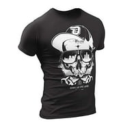 Detroit T Shirts Unisex S M L XL XXL - Detroit Thug Skull T-Shirt — Detroit Tee Shirts by DETROIT★REBELS