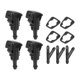 thumbnail image 1 of 4 Piezas Coche Frente Parabrisas Arandela Boquillas 4805742AC con 3 Conectores, 1 of 6