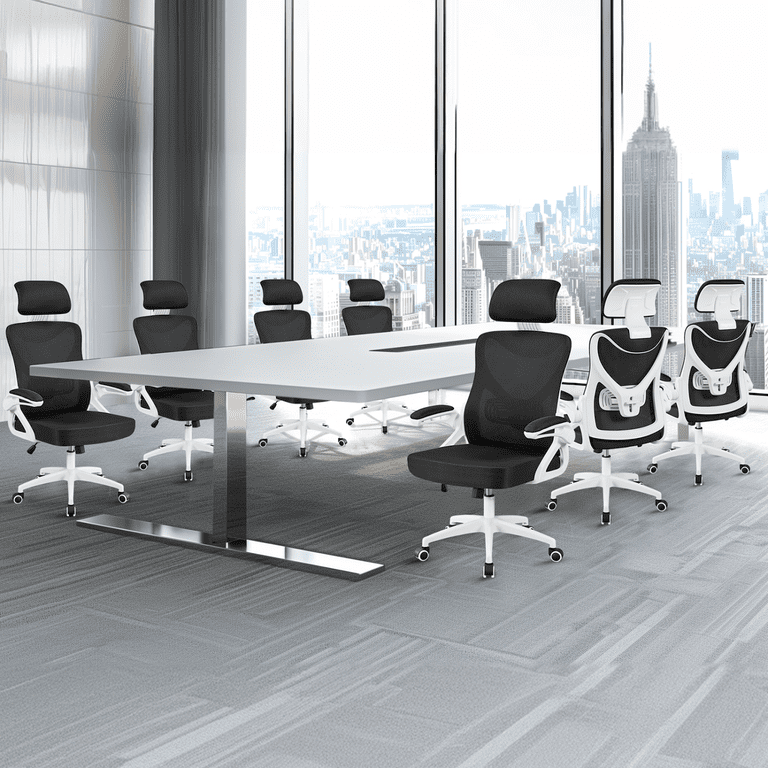 Alden Design High Back Ergonomic Mesh Office Chair with Adjustable
