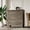 grey, variant on Studyset 3 Drawer Dresser, Wide Nightstand Cabinet Modern Design Dresser Wooden Storage Chest of Drawers with Exquisite Metal Handles, Small Storage Cabinet, for Bedroom, Living Room, Hallway