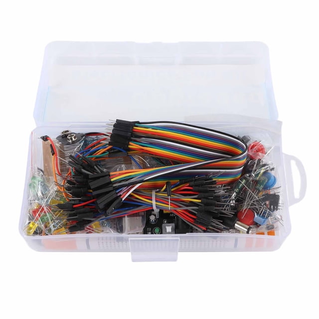 Electronics Component Kit,Electronics Component Kit Starter Electronics Component Fun Kit Electronics Component Assortment Eco-Friendly Materials